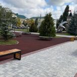 По народной программе в Кирсанове завершается благоустройство Зеленой площади