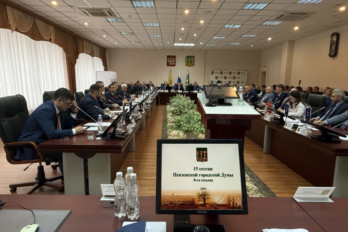 Депутаты «Единой России» приняли участие в 15-ой сессии Пензенской городской Думы