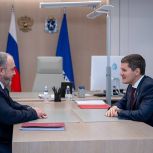 Дмитрий Артюхов встретился с сенатором Российской Федерации от Ямала Алексеем Ситниковым