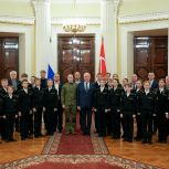 Депутаты «Единой России» провели «Разговоры о важном» с петербургскими кадетами