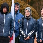 Чеченские молодогвардейцы приняли участие в церемонии старта военно-патриотической игры «Наша сила — в единстве!»