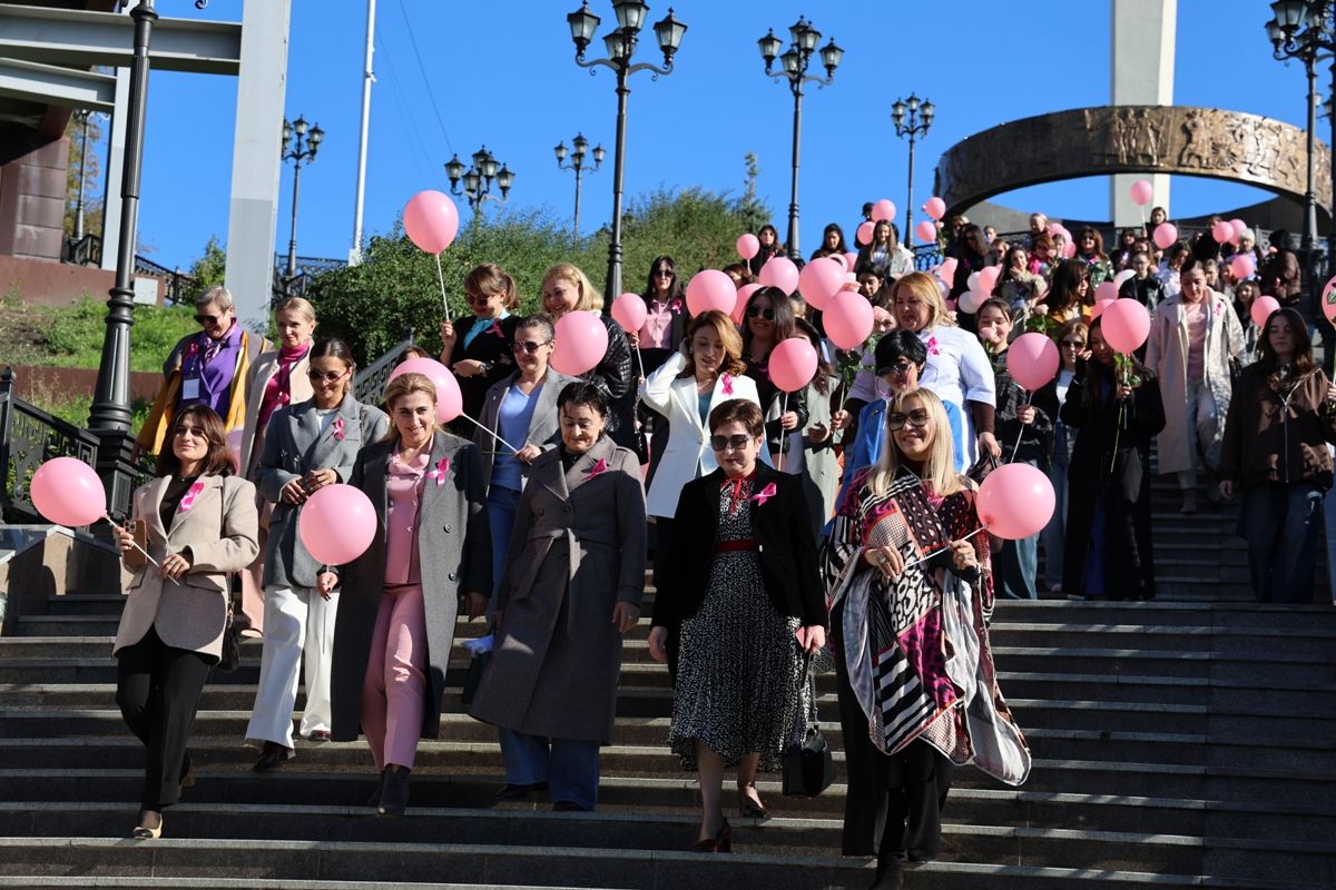 Более 200 женщин приняли участие в «Марше здоровья»