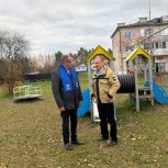 В посёлке Юбилейный в Республике Марий Эл по народной программе «Единой России» завершили благоустройство детской площадки