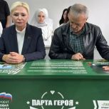«Единая Россия» открыла в колледже Махачкалы Парту Героя в честь Героя России