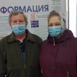 В Касторенском районе на участках голосуют супружеские пары