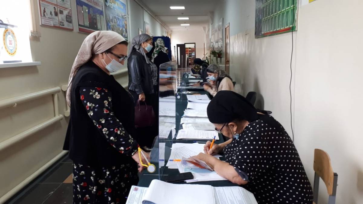 Голосование идет полным ходом. Явка избирателей в Чечне.