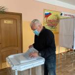 Владимир Ткаченко принял участие в голосовании