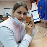 Наблюдатель из Железногорского района поделилась мнением об электронном голосовании