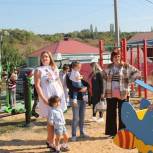 В хохольской Орловке открыли «Полянку детства»