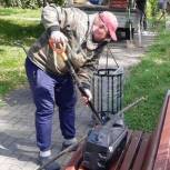 В Мамоново продолжается благоустройство общественных пространств