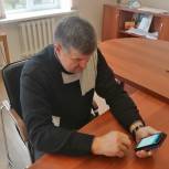 Секретарь Льговского районного отделения партии принял участие в голосовании