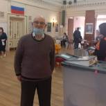 Первостроитель города Волжский: Я проголосовал за процветание родного края