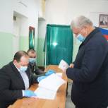 Алексей Конышев проголосовал на выборах депутатов Государственной Думы