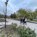 В курганском городском парке продолжается благоустройство