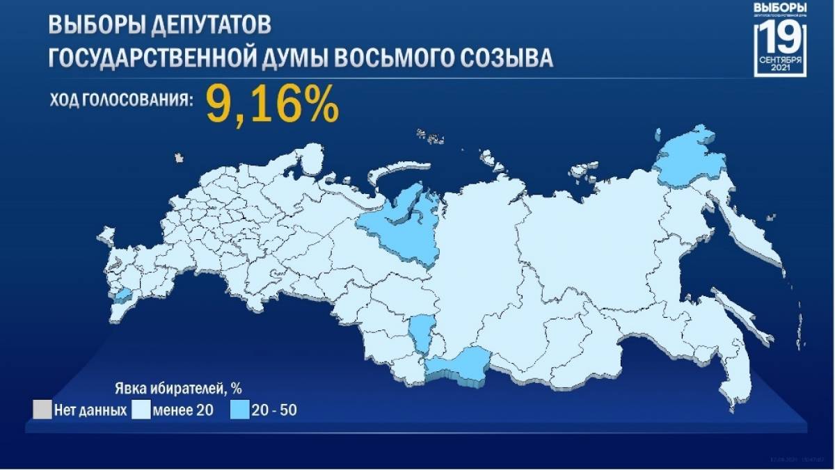 40,4 % избирателей приняли участие в выборах депутатов Государственной Думы  в Республике Тыва в первый день голосования