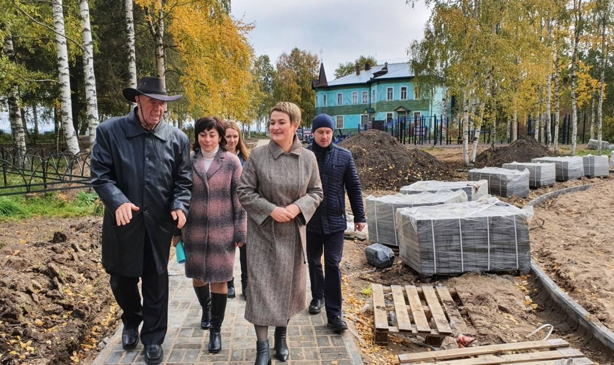 Новая общественная территория для отдыха будет создана в Холмогорах