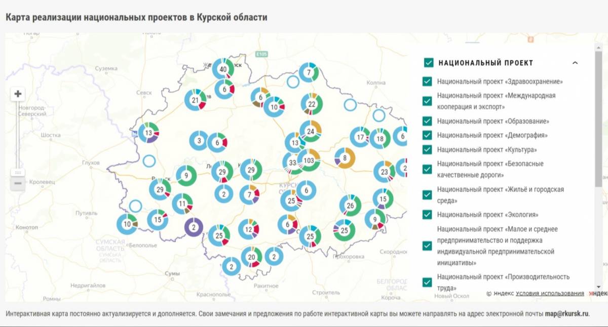 Национальный проект образование в курской области