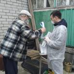 Жители Советского района голосуют на дому бесконтактным и безопасным для своего здоровья способом