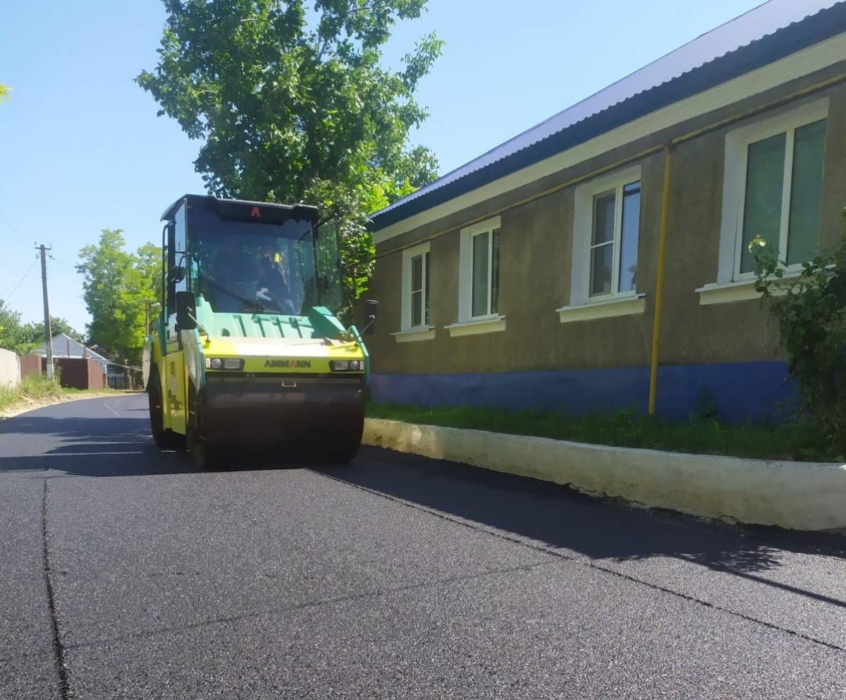 В селе Тугулук завершен ремонт дороги по центральной улице