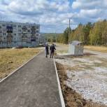 В Межгорье реконструирован участок тротуара по проекту «Реальные дела»
