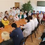 Ольга Окунева встретилась с трудовыми коллективами в Починковском районе