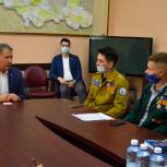Александр Трубников встретился с активистами студенческих строительных отрядов
