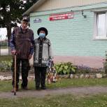 В Ферзиковском районе на участки для голосования ветераны приходят сами