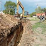 В посёлке Логовой Троицкого района проведён капитальный ремонт водопровода