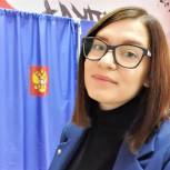 Валерия Шалимова проголосовала за стабильное развитие своей страны и региона
