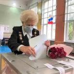 В Сочи проголосовала ветеран ВОВ, Заслуженный учитель России Вера Андреевна Шибалова