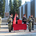 Партийцы приняли участие в отправке останков красноармейца к месту захоронения