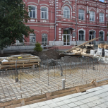 В Троицке завершается очередной этап строительства светомузыкального фонтана