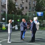 В Красноярском крае при поддержке «Единой России» открыли новую спортплощадку