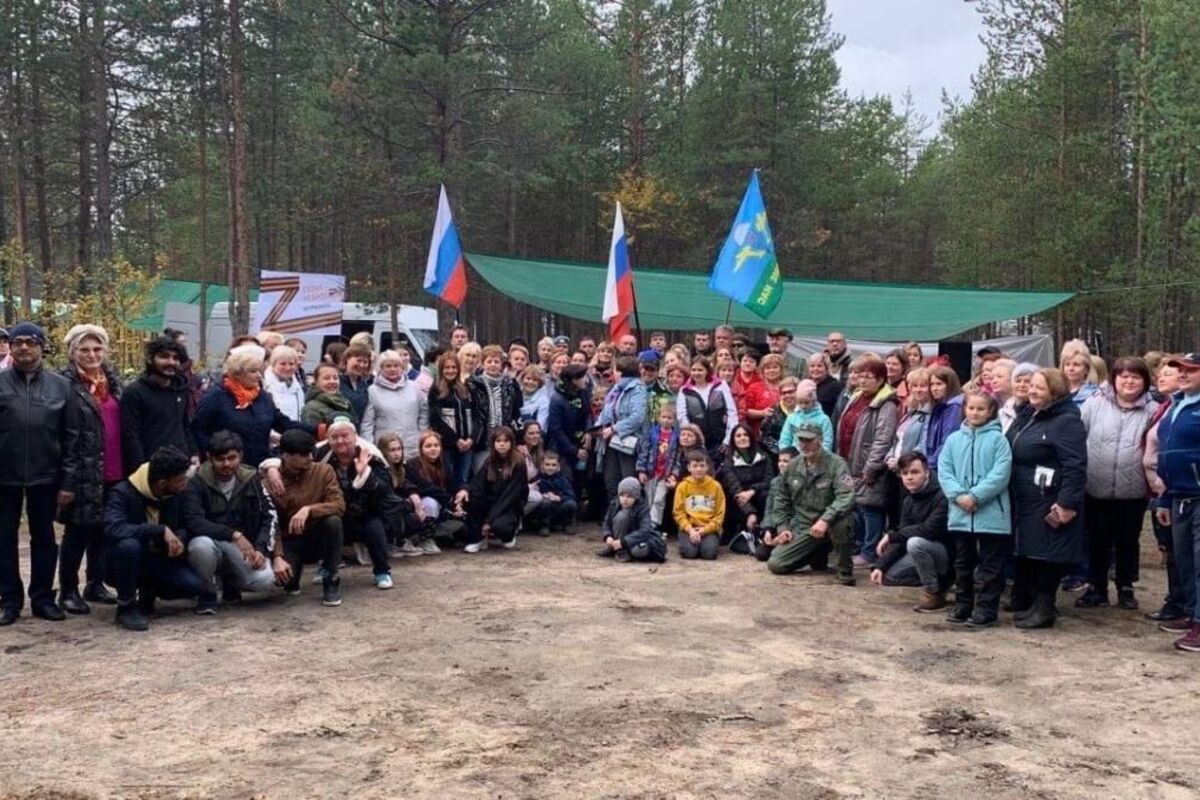 По инициативе «Единой России» в Кольском районе Мурманской области прошла «Вахта памяти 2022»
