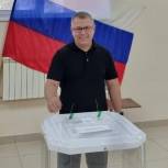 Дмитрий Рожков проголосовал на досрочных выборах Губернатора Владимирской области