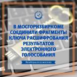 В Мосгоризбиркоме соединили фрагменты ключа расшифрования результатов электронного голосования