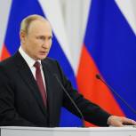 Владимир Путин: Мы будем защищать нашу землю всеми имеющимися средствами