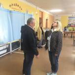 Юбилеи отметили на избирательном участке