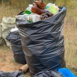 Около 300 кг мусора собрали волонтеры проекта «Чистая страна» на берегу Камы