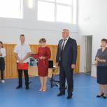 В Беловской школе Сакмарского района прошло торжественное открытие спортзала