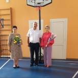 В Грачевском районе отремонтировали спортзал Новоникольской школы