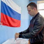 Алексей Золотарев принял участие в выборах депутатов посёлка Глушково