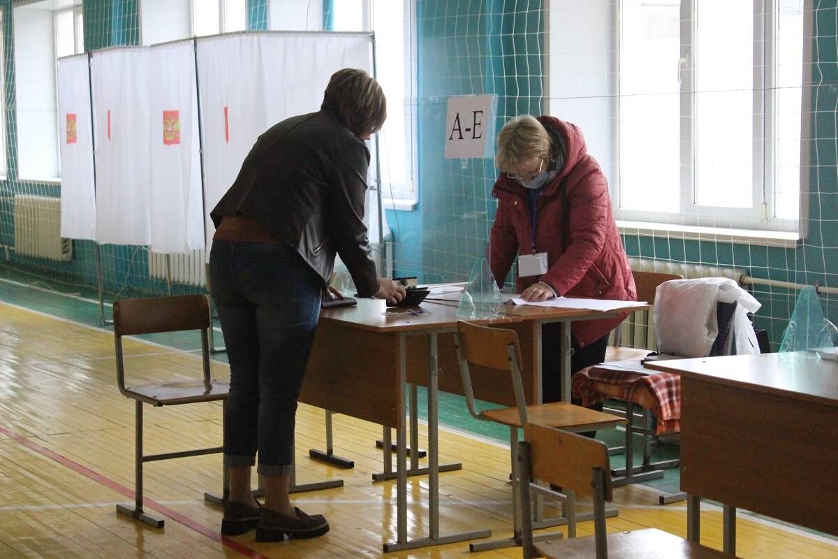 Явка избирателей на 16. Выборы губернатора Тамбовской области 2022. Избирателей 60.