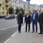 Депутаты Пензенской городской Думы проверили качество ремонта дорог по проекту БКД на улицах Лермонтова и Кирова
