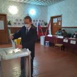 Секретарь Советского районного местного отделения «Единой России» Сергей Халтурин принял участие в голосовании