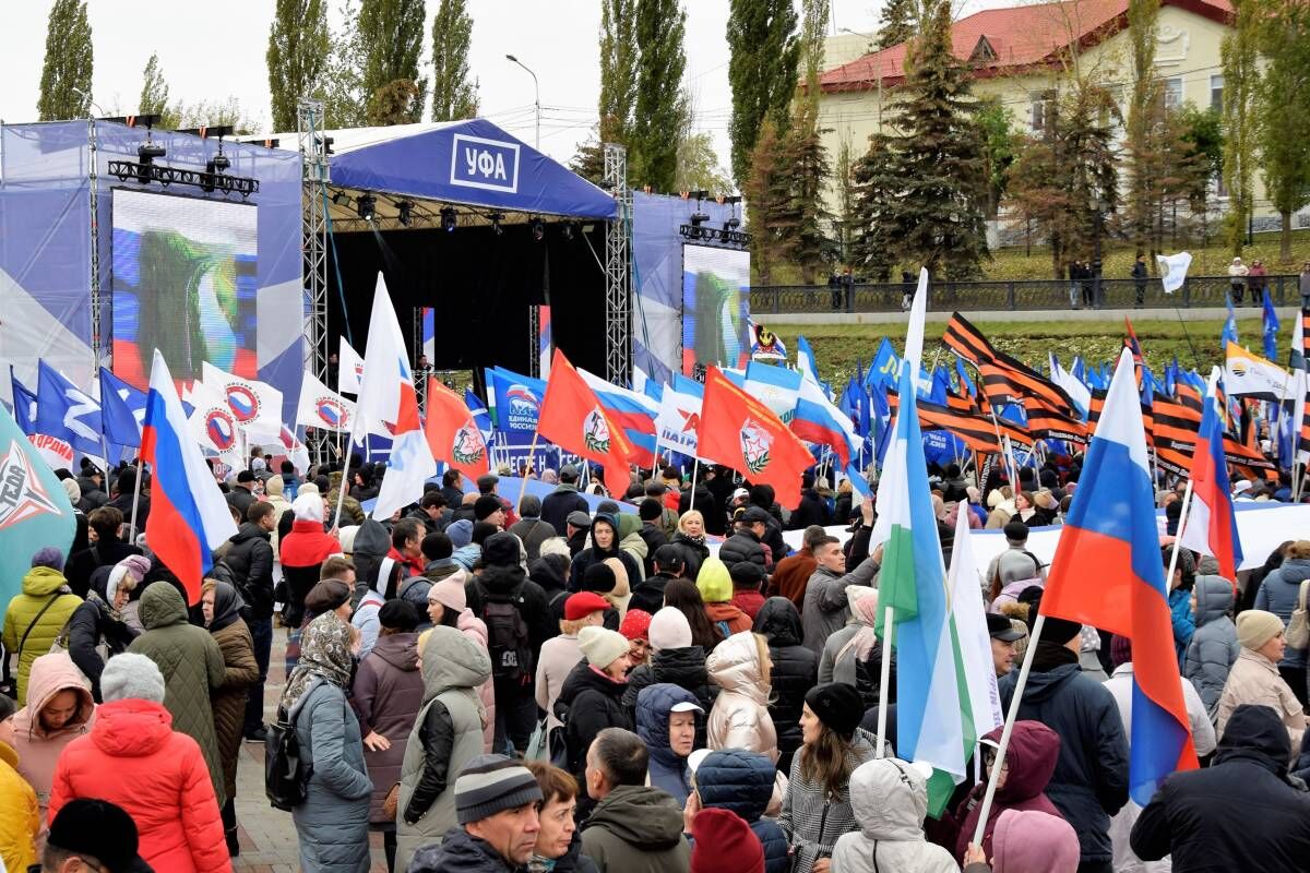 В столице Башкортостана состоялся митинг-концерт «Добро пожаловать домой!»