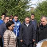 Наталья Котова оценила объекты благоустройства в посёлке Новосинеглазово