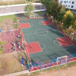 В Уфе в рамках партпроекта «Реальные дела» открыли спортивную площадку