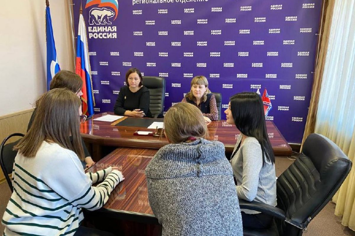 В общественной приёмной «Единой России» прошёл Единый день приёма родителей дошкольников