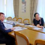 Елена Дятлова провела очередную рабочую встречу с депутатом Государственной Думы от нашего региона Мариной Оргеевой